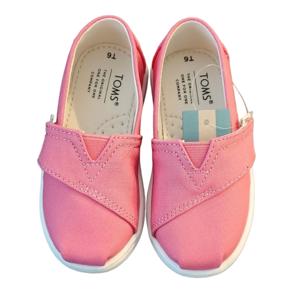 TOMS | Bubble Gum Pink| Belmont Girls| Size 6T
